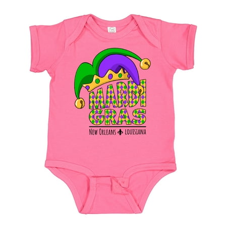 

Inktastic Mardi Gras New Orleans Louisiana Jester Hat Gift Baby Boy or Baby Girl Bodysuit