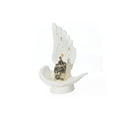 thumbnail image 1 of Aile D'Ange En Céramique À Led Avec Scène De La Nativité, 1 of 3