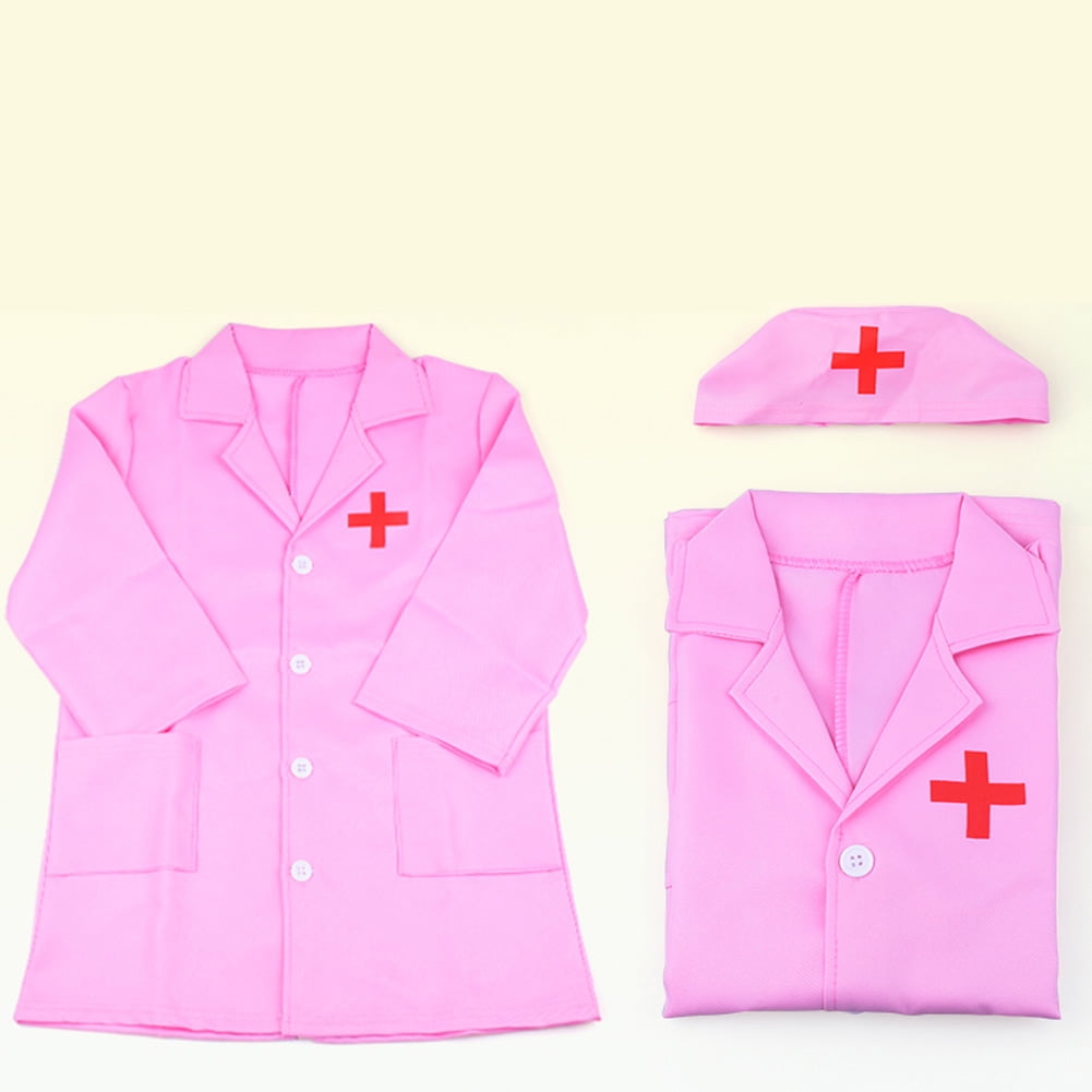 Nurse Uniforms Real Children's Lab Coat for School Projects Halloween