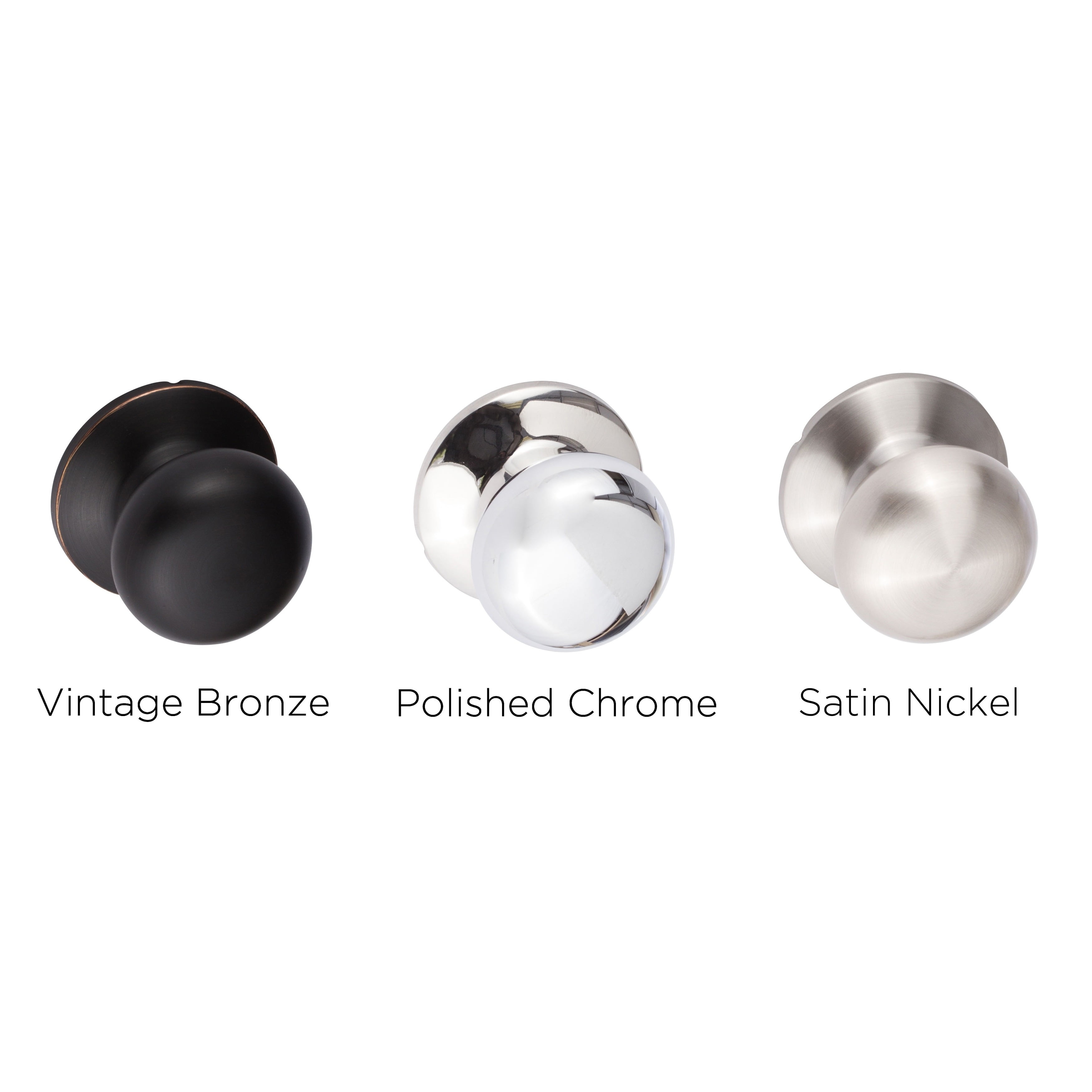 Sure-Loc DU100 15A Durango Non-Turning One-Sided Dummy Door Knob - Nickel