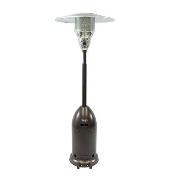 GHP Group  Bullet Base Patio Heater, Bronze