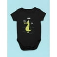 thumbnail image 3 of Sleepy Crocodile On The Clouds Bodysuit Infant -Image by Shutterstock,  Newborn, 3 of 4