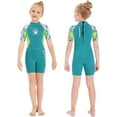 thumbnail image 2 of Girls Wetsuit Shorty - 2.5mm Neoprene Thermal Swimsuit Keep Warm for Diving Surfing Swim Lessons, 2 of 6