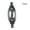Black 7mm, variant on 204 Ip65 Waterproof Dustproof In-Line Switch Silver Contact Double Cut Switch