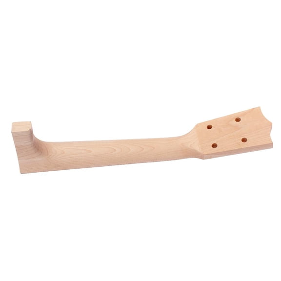 LeeQinersw 23 inch mahogany wooden crown shape ukulele neck DIY string instrument making