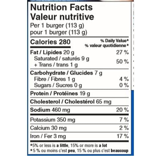 Great Value Frozen Fully Cooked Beef Burgers, 2.26 k