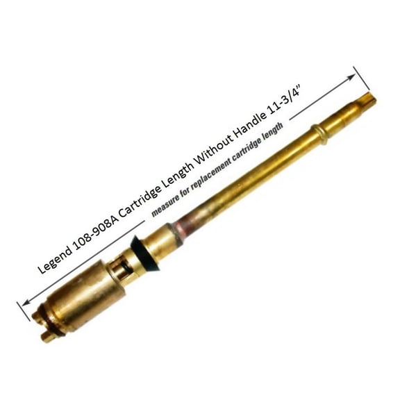 Legend 108-908A 11-3/4” Replacement Cartridge Fits Improved Flow 8” Frost Free T-550A Sillcock