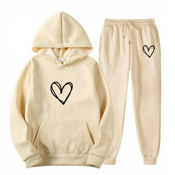 Mens Hoodies Sweatshirt Hooded Sweatshirt Set Optimized For Sports And Leisure Two-piece Set Long Sleeved Hooded Set Long Sleeved Hooded Set Winter Clothes Casual Fall Outfits on