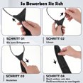 thumbnail image 2 of Sonducket 4 pack/lote corbatas con Clip para hombre con ajuste Universal fáciles de usar y ocasiones formales corbatas con cremallera Unisex Accesorios de disfraces negro, 2 of 6