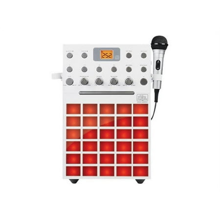 Singing Machine SML388W - Karaoke system - 5 Watt (total) - white