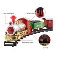 thumbnail image 2 of 12 Pieces/Set Simulation Train Home Kindergarten Daycare Music Glowing Portable Battery Powered Model Trains Assorted Kit Festival Party Toy, 2 of 9