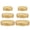 gold (6pcs), variant on Innovative Life 3 Pack Cake Stand, Round Metal Cake Stands Dessert Display Cupcake Stands, Wedding Brithday Party Celebration Dessert Cake Display Plates-Gold