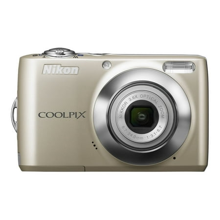 Nikon Coolpix L24 14 Megapixel Compact Camera, Silver