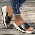 thumbnail image 5 of Walking Sandals Women Women's Platform & Wedge Sandals Womens Dress Sandals Summer Sandals for Women 2026 Orthopedic Platforms & Wedges Casual Shoes Casual Fashion Dressy Shoe Black 5.5, 5 of 5