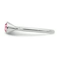 thumbnail image 3 of Sterling Silver Stackable Expressions High 5mm October Swarovski Ring Size 8, 3 of 3