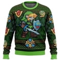 thumbnail image 2 of Sudadera y top 3D Otoño Patrón sin costuras de Majoras Mask Leyenda de Zelda Suéter feo de Navidad Regalo Jersey de Papá Noel para hombre, 2 of 5