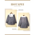 thumbnail image 6 of HOTAPEI Winter Coats for Women Lapel Sherpa Lined Jacket Winter Warm Jackets Outerwear Denim Coat with Pockets, S-3XL, 6 of 6