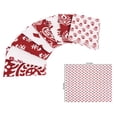 thumbnail image 5 of Soimoi 8 Pc Fat Quarter Bundle,Asian Block PaisleyPrint 18"x 22"DIY Patchwork-100% CottonPre-Cut Quilting Fabric Maroon & White, 5 of 8