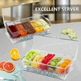 INNOVATIVE LIFE Chilled Condiment Server with 5 Removable Compartments