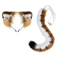 thumbnail image 3 of Runquan Animals Cosplay Prop Anime Cosplay Costume for Birthday Kids Adults New Year Animals Ear Tail Set, 3 of 8