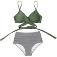 thumbnail image 3 of Maillots de Bain Push Up à Taille Haute pour Femmes, 3 of 4