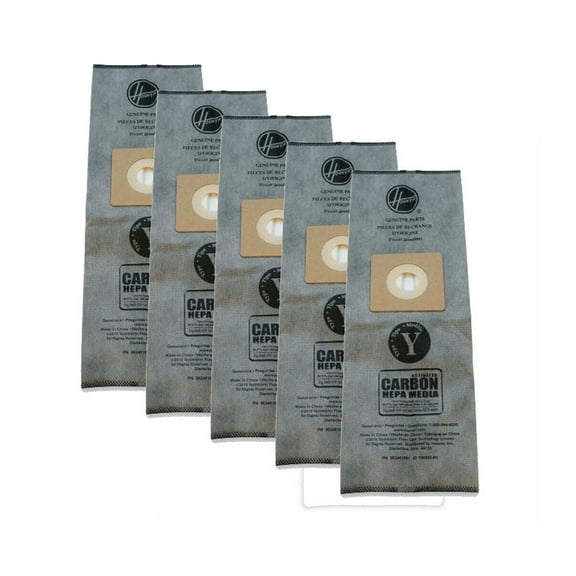 Replacement Part For Hoover Y Charcoal Vacuum Cleaner 5PK Paper Bag # 902481001
