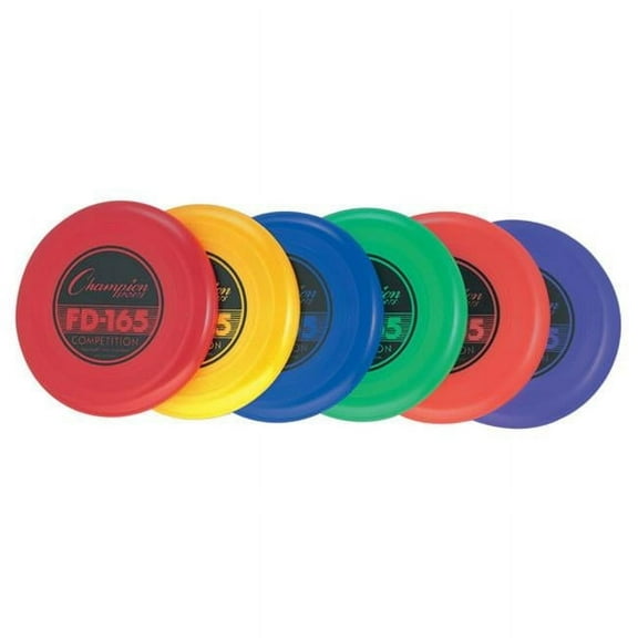Champion Sports 165 g Competition Plastic Discs, Multicolor