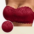 thumbnail image 4 of Admvng Women's Lace Strapless Bra Wireless Seamless Push Up Bra, 4 of 7