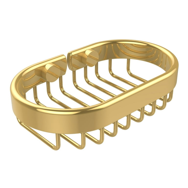 Allied Brass Oval Soap Basket in Polished Nickel Allied Brass Oval Soap Basket in Polished Nickel