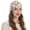 Bead Beige, variant on NCY Women Cotton Crochet Skull Cap Handmade Knit Cutout Floral Beanie Hat