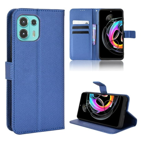 Case for Motorola Edge 20 Fusion Card Holder Kickstand Cover Magnetic Wallet