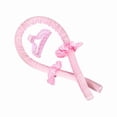thumbnail image 3 of Juego de pinzas para diadema rizadora con fijación de goma sin calor, herramienta para peinar el cabello para dormir, color rosa, 3 of 12