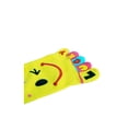 thumbnail image 4 of INSPIRE CHIC Unisex Dots Pattern Elastic Cuffs Ankle Length Toe Socks Yellow, 4 of 6