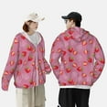 thumbnail image 6 of Fotbe Cute Strawberry Men's Women's UPF 50+ Sun Protection Jacket Hooded Cooling Shirt with Pockets Hiking Outdoor Performance-, 6 of 9