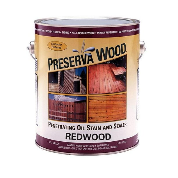 Preservawood 1013481 Transparent Matte Redwood OilBased Oil Stain
