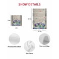 thumbnail image 7 of Hello Spring Kitchen Dish Towels for Drying Dishes Set of 3, Pastoral Purple Bottle Floral Wooden Plaid Waffle Weave Microfiber Hand Tea Bathroom Towels Quick Dry & Absorbent Towel 12x12, 7 of 7