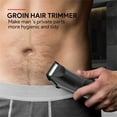 thumbnail image 4 of EIMELI Electric Body Trimmer and Shaver for Men, Body Groomer for Groin& w/Light, Hair Trimmer Wet/Dry, Lightweight Male USB Type-C Charging, 4 of 7