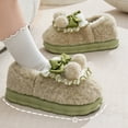 thumbnail image 4 of KANG Memory Foam Slippers For Indoor Outdoor Cozy Shoes With Thick Sole And Warm Fleece, 4 of 4