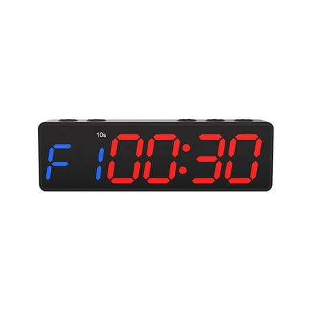 GAN XIN Q20Mini LED Workout Gym Interval Timer Clock Interval Timer Count Down/Up Clock Stopwatch With Remote For Crossfit, Tabata, HIIT, EMOM, MMA, Boxing, Interval Training, Circuit Training