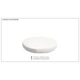 thumbnail image 2 of Housse pour Coussins d'Ottoman Ronds 6 Pouces d'Épaisseur en Blanc Voile, 2 of 3