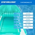 thumbnail image 3 of Swimline Original Inflatable Suntan Tub Float with Adjustable Shade, Mint, 3 of 11
