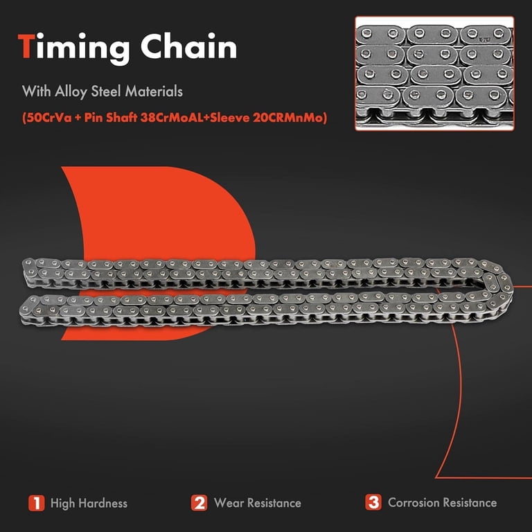 A-Premium Timing Chain Kit – Compatible With Buick, Chevrolet, GMC, Pontiac, Saab & Saturn Models