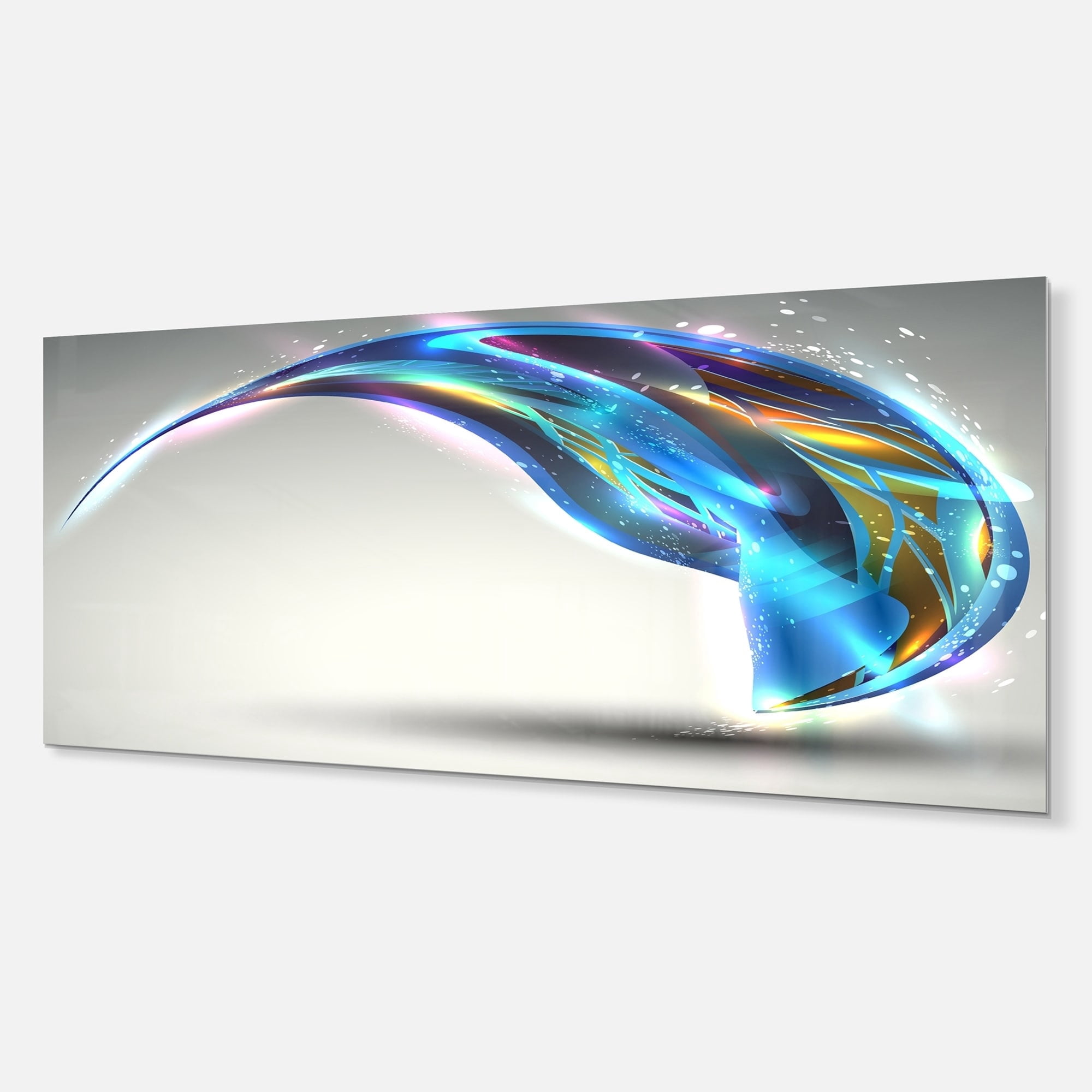 Fantastic Abstract Illustration 40 in x 30 in Painting Art Prints, by Designart