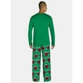 thumbnail image 3 of Peanuts Snoopy Men’s and Big Men’s Christmas Matching Family Pajamas, 2-Piece, Sizes S-3XL, 3 of 5