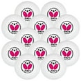 thumbnail image 5 of Butterfly R40+ Table Tennis Balls - 40mm White Ping Pong Ball - ITTF Certified Professional Table Tennis Ball- Poly Table Tennis Ball - 3 Pack or 12 Pack, 5 of 5
