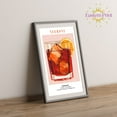 thumbnail image 4 of Eastern Print Negroni Cocktail Poster Art, Bar Cart Liquor Poster, Bar Art, Drinks Art Home Decor For Bar, Pub, Kitchen, Club, Cocktail Prints, Bar Posters (UNFRAMED) 8x12, 11x14, 4 of 4