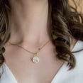 thumbnail image 5 of Collar para Mujer con Cristal Fino Swarovski en forma de Rombo– Bañado en Oro 14k- Collar Elegante y Brillante-Collares de Mujer de Moda- Joyería para Mujer de Moda- Regalo especial Ortiz Espinosa Temporada, 5 of 5
