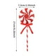 thumbnail image 3 of Christmas Tree Candy Ornament | Colorful Lollipop Decoration | Red Plastic Decorative Pendant | Bow Accent | Festive Holiday Prop | 8g | 21x7.5cm | 1 Piece, 3 of 6