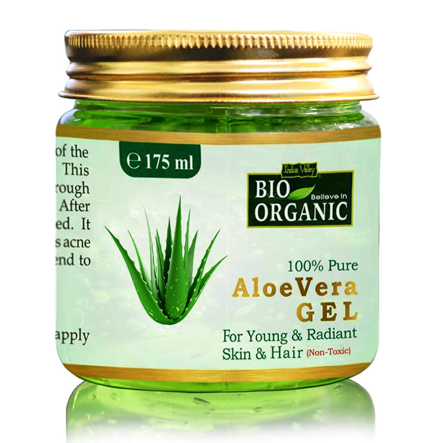 Il Pygmalion verlamming Indus Valley Bio Organic Non-Toxic Aloe Vera Gel for Acne, Scars, Glowing &  Radiant Skin Treatment-175ml - Walmart.com