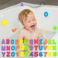 thumbnail image 1 of LSLJS 36pc Alphabet Letters Numbers Suction Bath Toys Preschool Daycare Spelling Basic Math Learning Travel Kids Toddlers Ages 1 2 3 4 5 6 Years Old, Education, 1 of 9